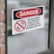 Signmission No Cell Phone Use In Area, 14 in W x Rectangle, Vinyl Decal OS-2PACK-DS-D-1014-L-1736 - alternate 3